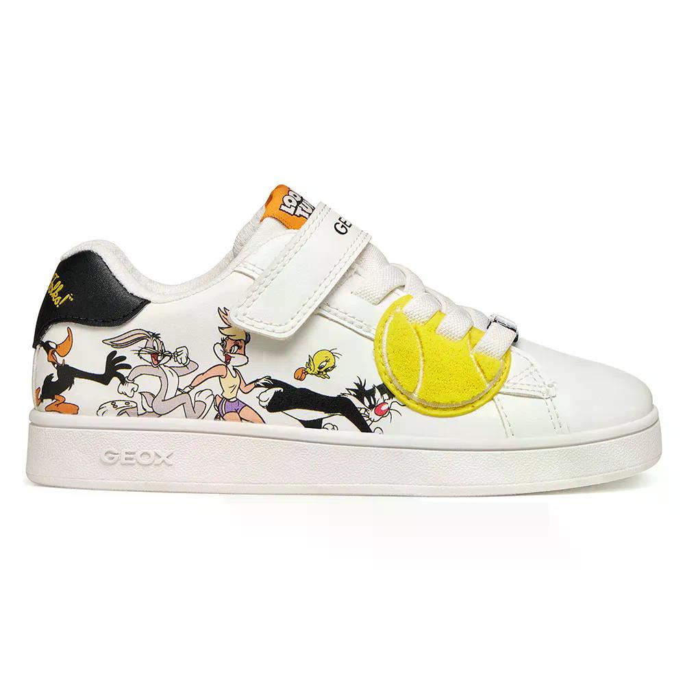 ジェオックス エクリーパー スニーカー ボーイズ （ White/Black ） | GEOX Eclyper sneakers Boys [t]｜クライムスワールド 店