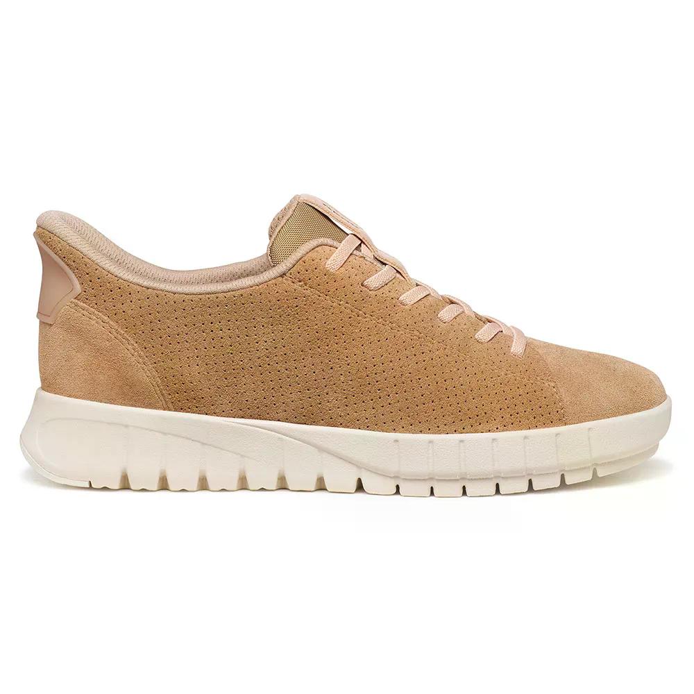 ジェオックス フレックストライド プラス スニーカー ウーマン （ Beige/Rose ） | GEOX Flextride Plus sneakers woman [t]｜クライムスワールド 店 13,632円