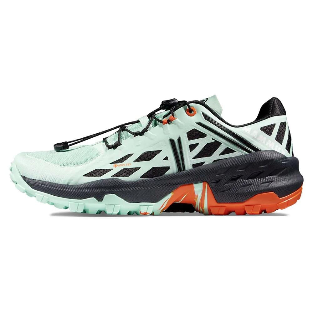 マムート サーティグ TR 置き目 ゴアテックス トレイル 駈けっくら シューズ （ NeoMint/Black ） | MAMMUT Sertig TR Low gore-tex trail running shoes  [t]