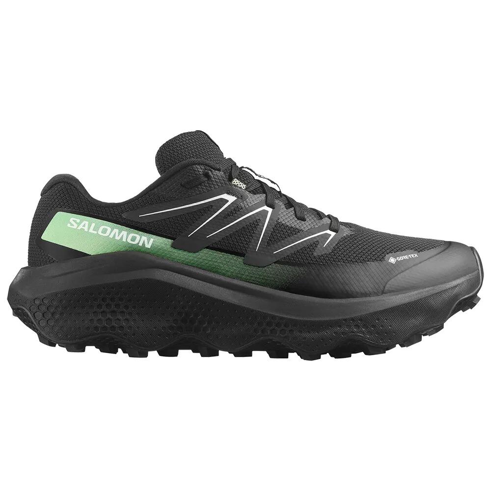 サロモン ウルトラ フロー 2 ゴアテックス トレイル ランニング シューズ （ Black/Black/PatinaGreen ） | SALOMON Ultra Flow 2 gore-tex trail running shoes [t]