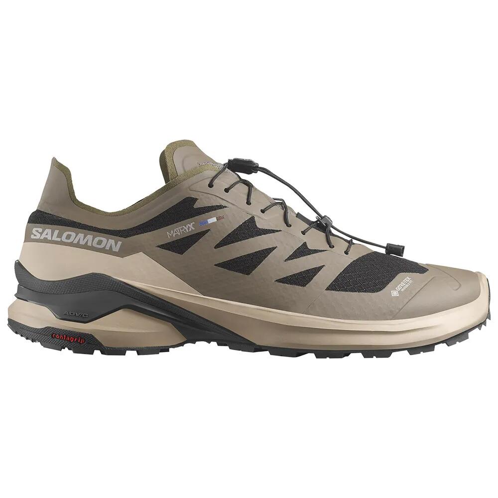 サロモン XA メタ ゴアテックス メイド イン フランス トレイル ランニング シューズ （ Black/OxfordTan/Falcon ） | SALOMON