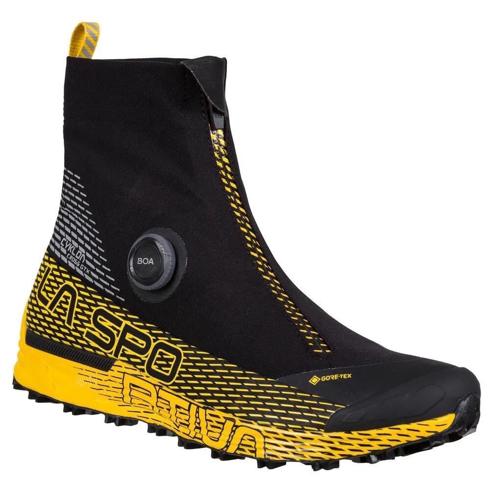 ラ・スポルティバ サイクロン クロス ゴアテックス トレイル ランニング シューズ （ Black/Yellow ） | LA SPORTIVA Cyklon Cross gore-tex trail running shoes [t]｜クライムスワールド 店