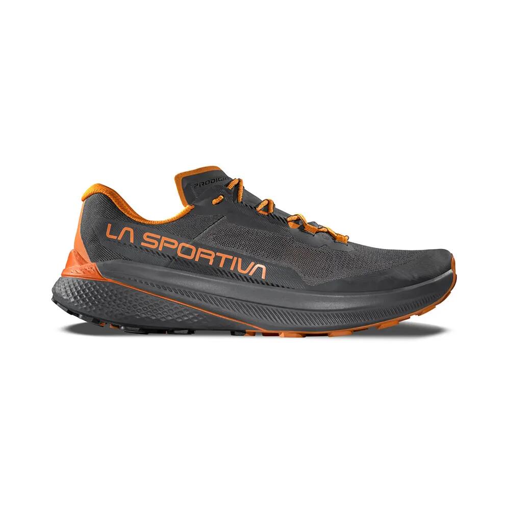 ラ・スポルティバ プロディジオ トレイル 駈けっくら シューズ （ Carbon/Marmalade ） | 天使の都市 SPORTIVA Prodigio trail running shoes  [t]