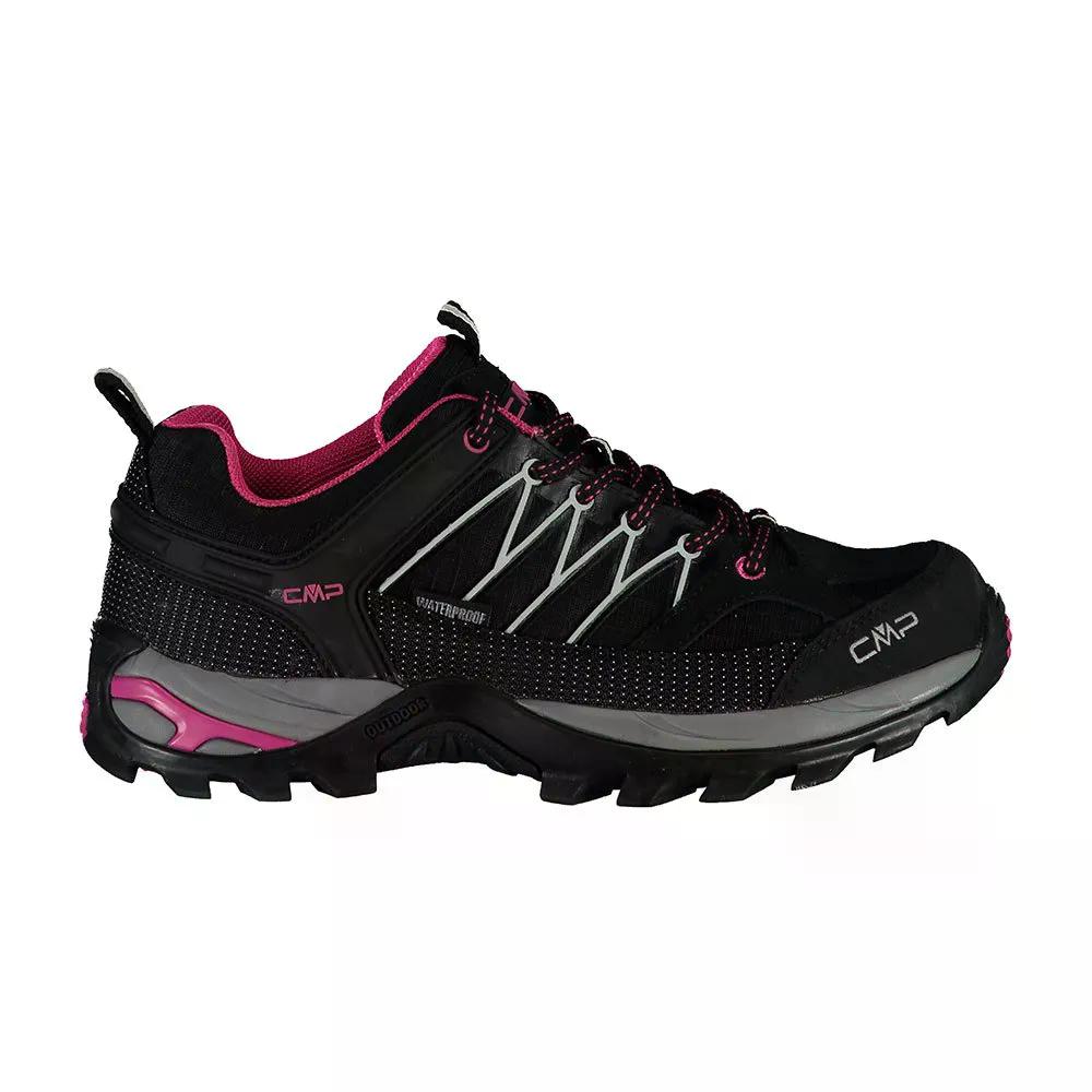 シーエムピー リゲル ロー WP 3Q54456 ハイキングシューズ （ Black/Glacier ） | CMP Rigel Low WP 3Q54456 hiking shoes [t]