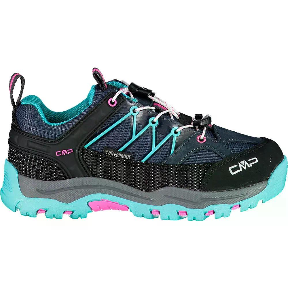 シーエムピー 3Q54554 リゲル ロー WP ジュニア ハイキングシューズ （ B.Blue/Aqua ） | CMP 3Q54554 Rigel Low WP Junior hiking shoes [t]