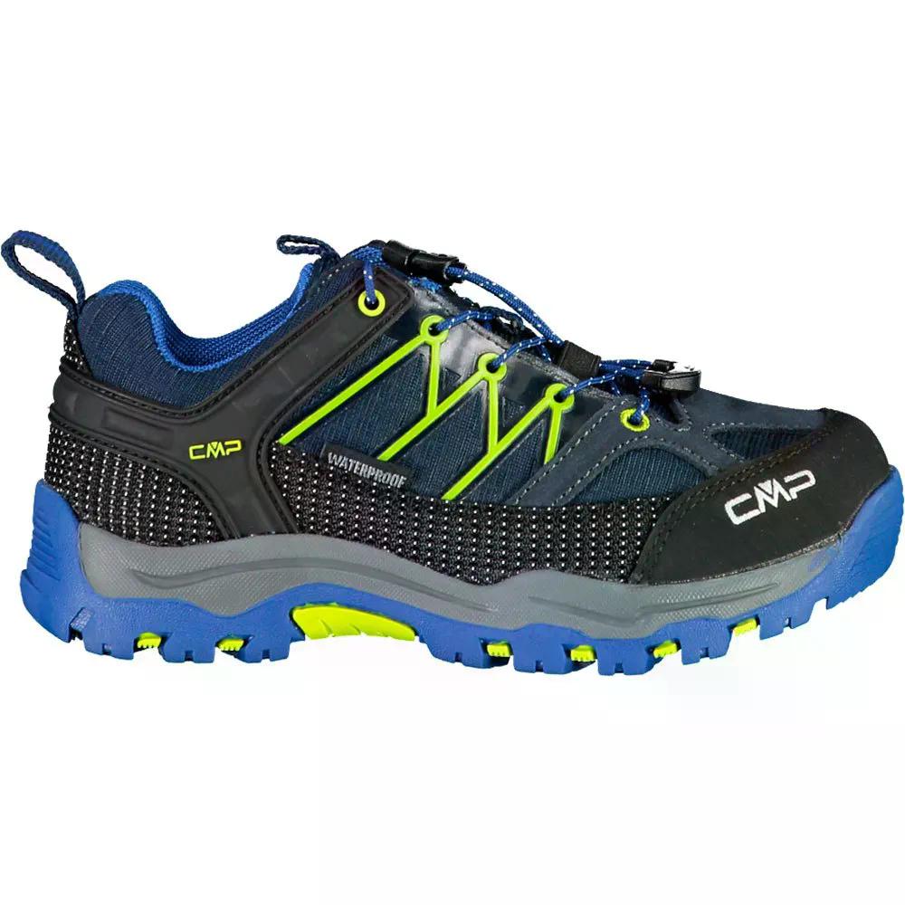 シーエムピー 3Q54554 リゲル ロー WP ジュニア ハイキングシューズ （ B.Blue/Electric ） | CMP 3Q54554 Rigel Low WP Junior hiking shoes [t]