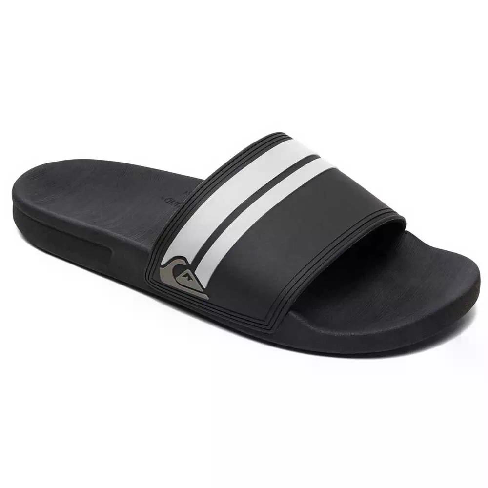 クイックしろがね色 リヴィ サンダル （ Black/Black/WhiteCombo ） | QUIKSILVER Rivi Sandals  [t]