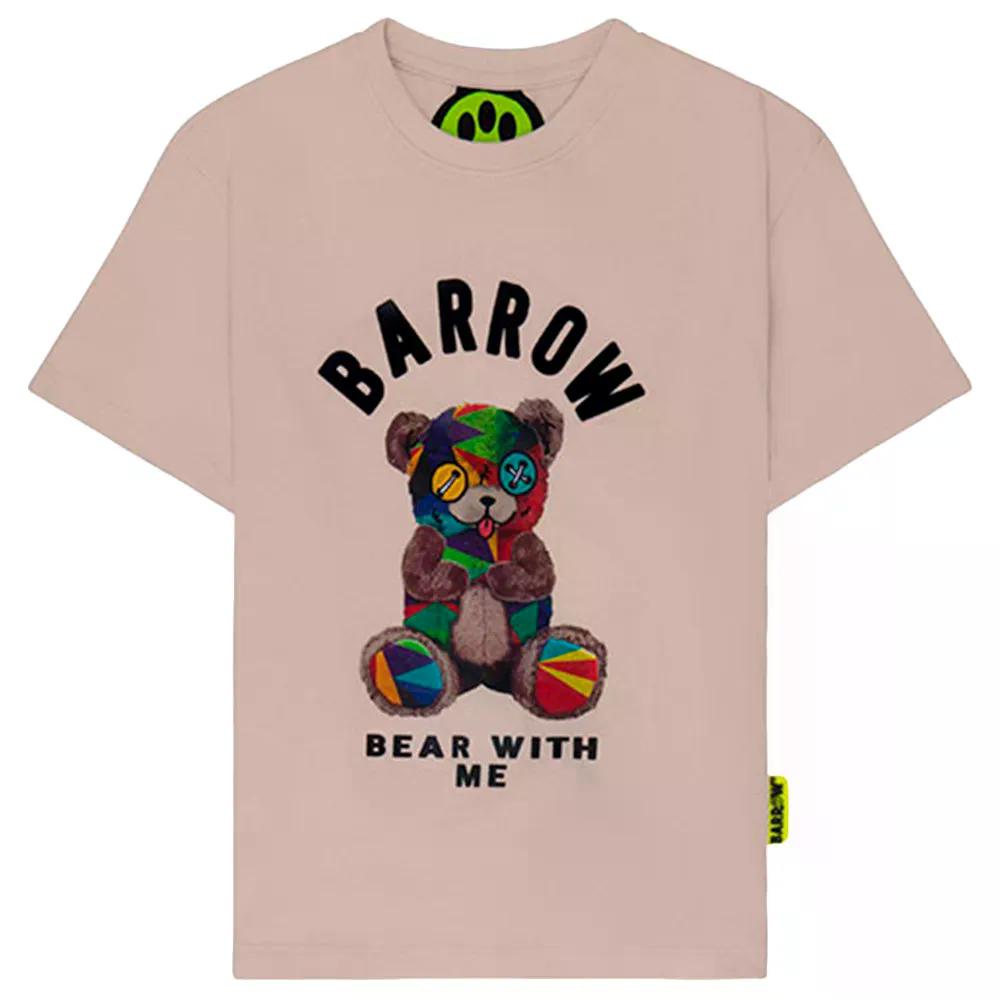 BARROW KIDS F4BKJUTH074 半袖ティーシャツ （ Cream/Cream ）  [t]