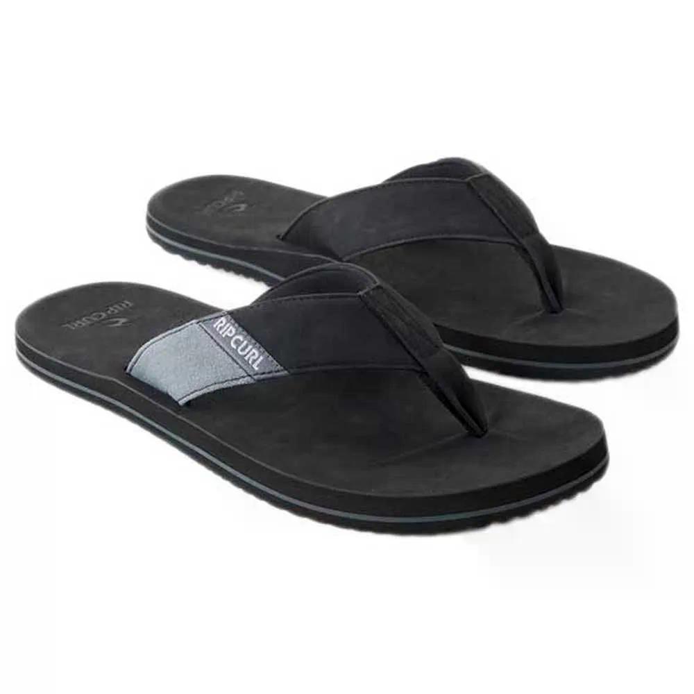 上唇長い巻き毛 オックスフォード ブルーム フリップフロップ （ Black/Grey ） | RIP CURL Oxford Bloom Flip Flops  [t]