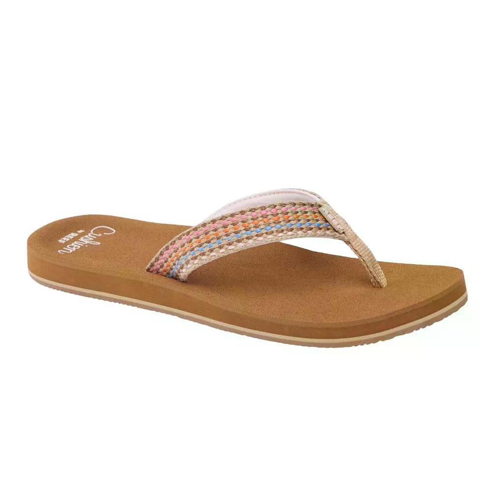岩礁 バハ エラナ フリップフロップ レディース （ Brown/Pink ） | REEF Baja Elana Flip Flops Women\u0027s  [t]