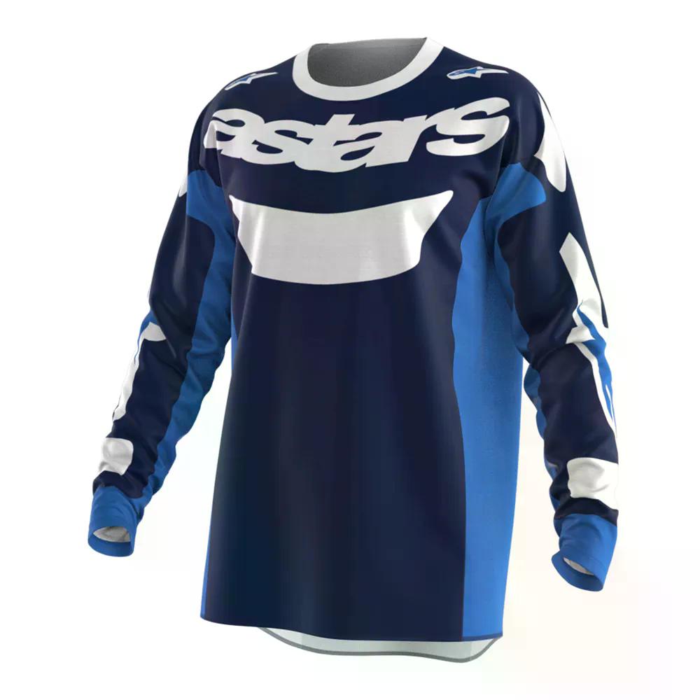 ALPINESTARS Racer Riway 長袖ティーシャツ （ UclaBlue/White ）  [t]