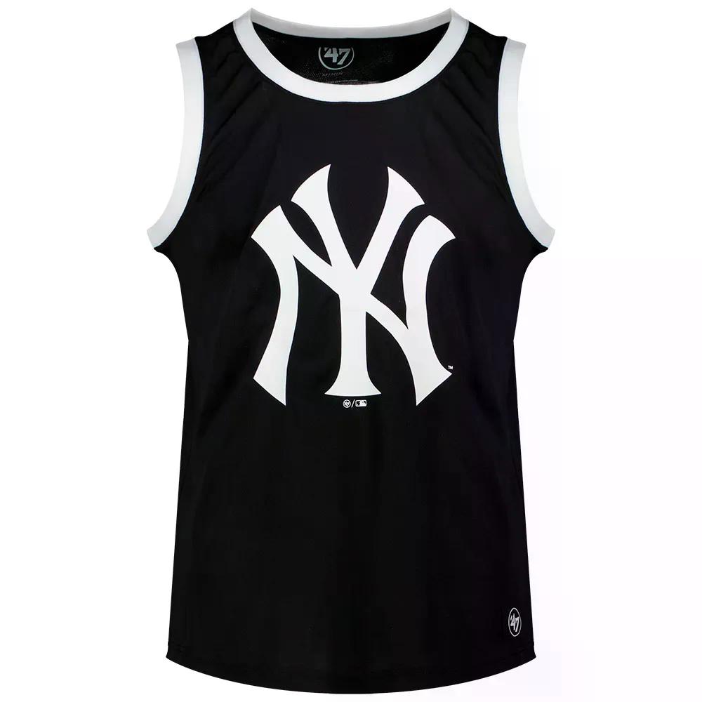 47 MLB 15126098 New York Yankees ノースリーブティーシャツ （ JetBlack ）  [t]