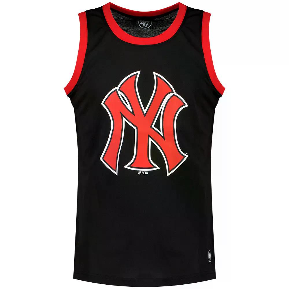 47 MLB 15126099 New York Yankees ノースリーブティーシャツ （ JetBlack ）  [t]
