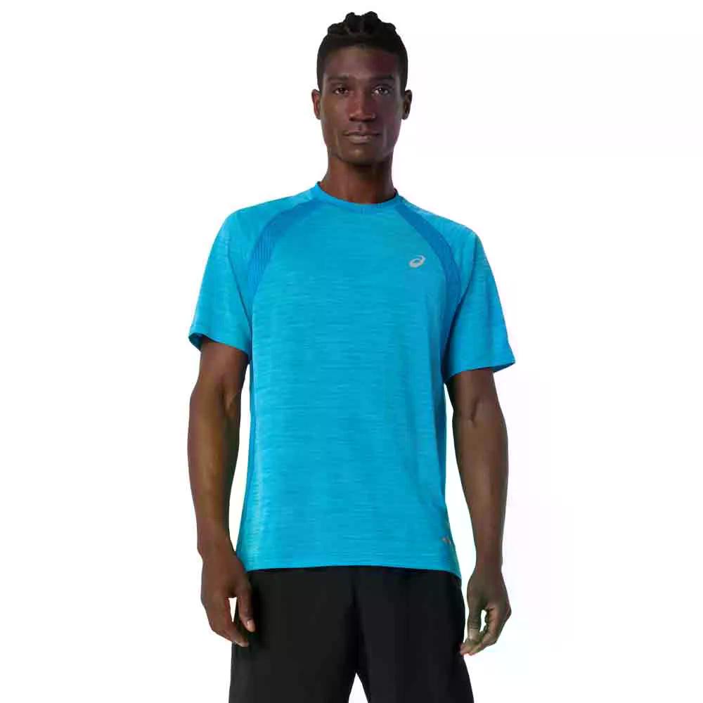 ASICS Road 半袖ティーシャツ （ AegeanBlue ）  [t]