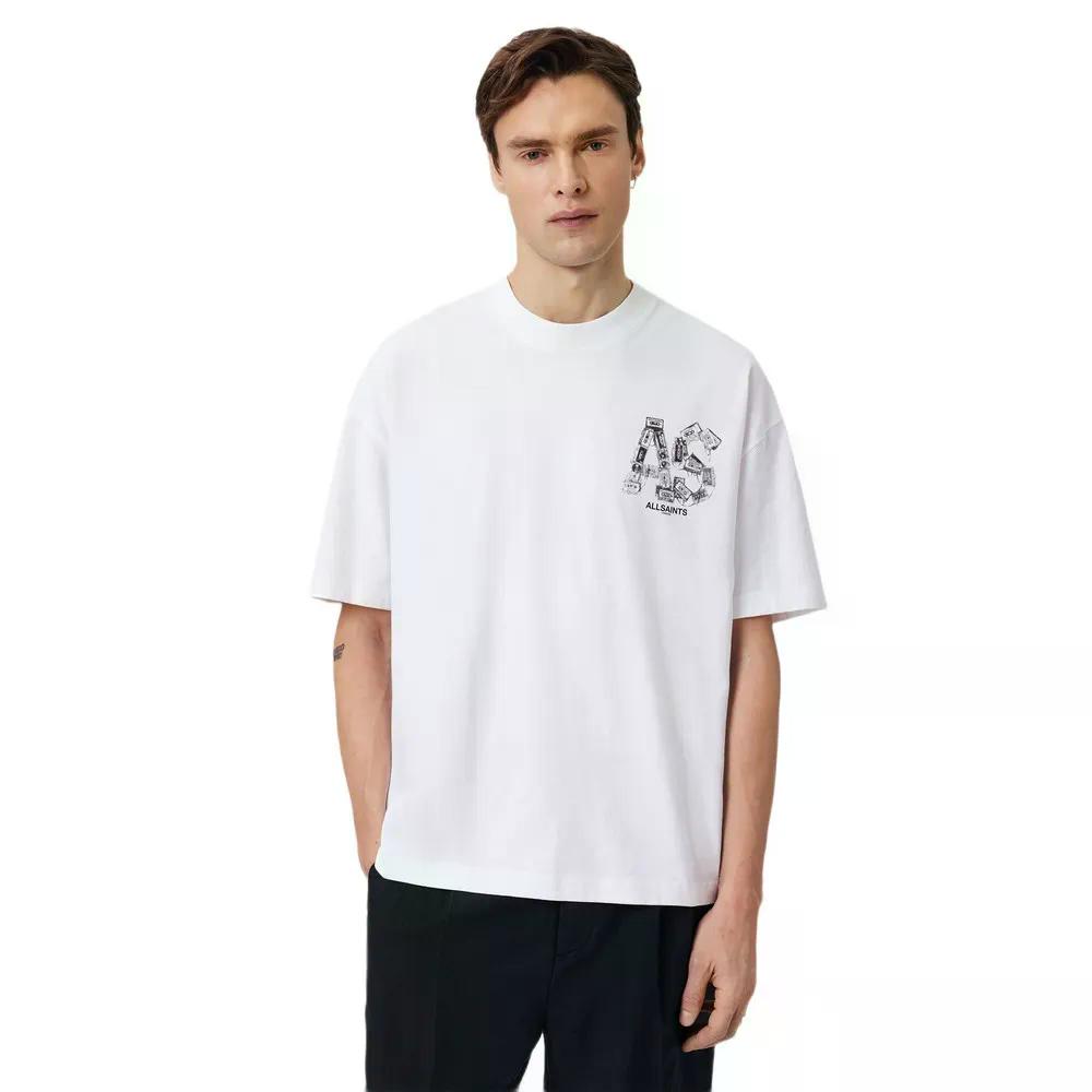 ALLSAINTS Mixtape 半袖ティーシャツ （ OpticWhite ）  [t]