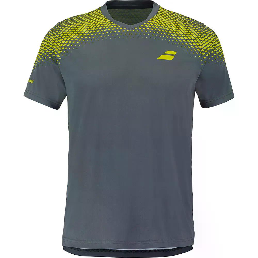 BABOLAT Aero crew neck 半袖ティーシャツ （ Grey/Aero ）  [t]