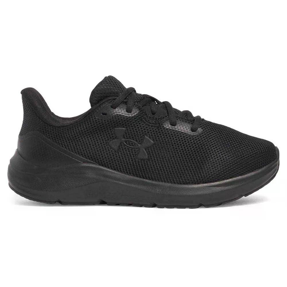 アンダーアーマー パースート 4 駈けっくらシューズ （ Black/Black/Black ） | UNDER ARMOUR Pursuit 4 running shoes  [t]