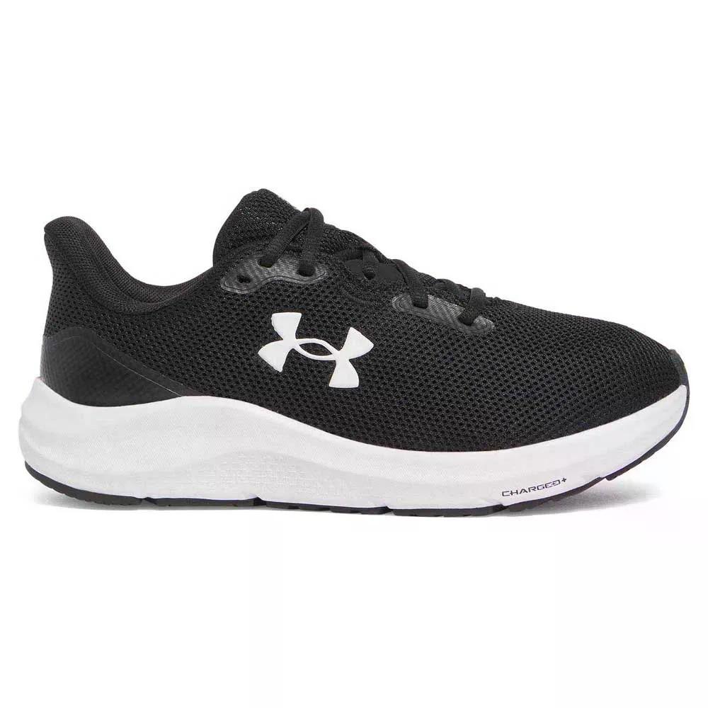 アンダーアーマー パースート 4 駈けっくらシューズ （ Black/Black/White ） | UNDER ARMOUR Pursuit 4 running shoes  [t]