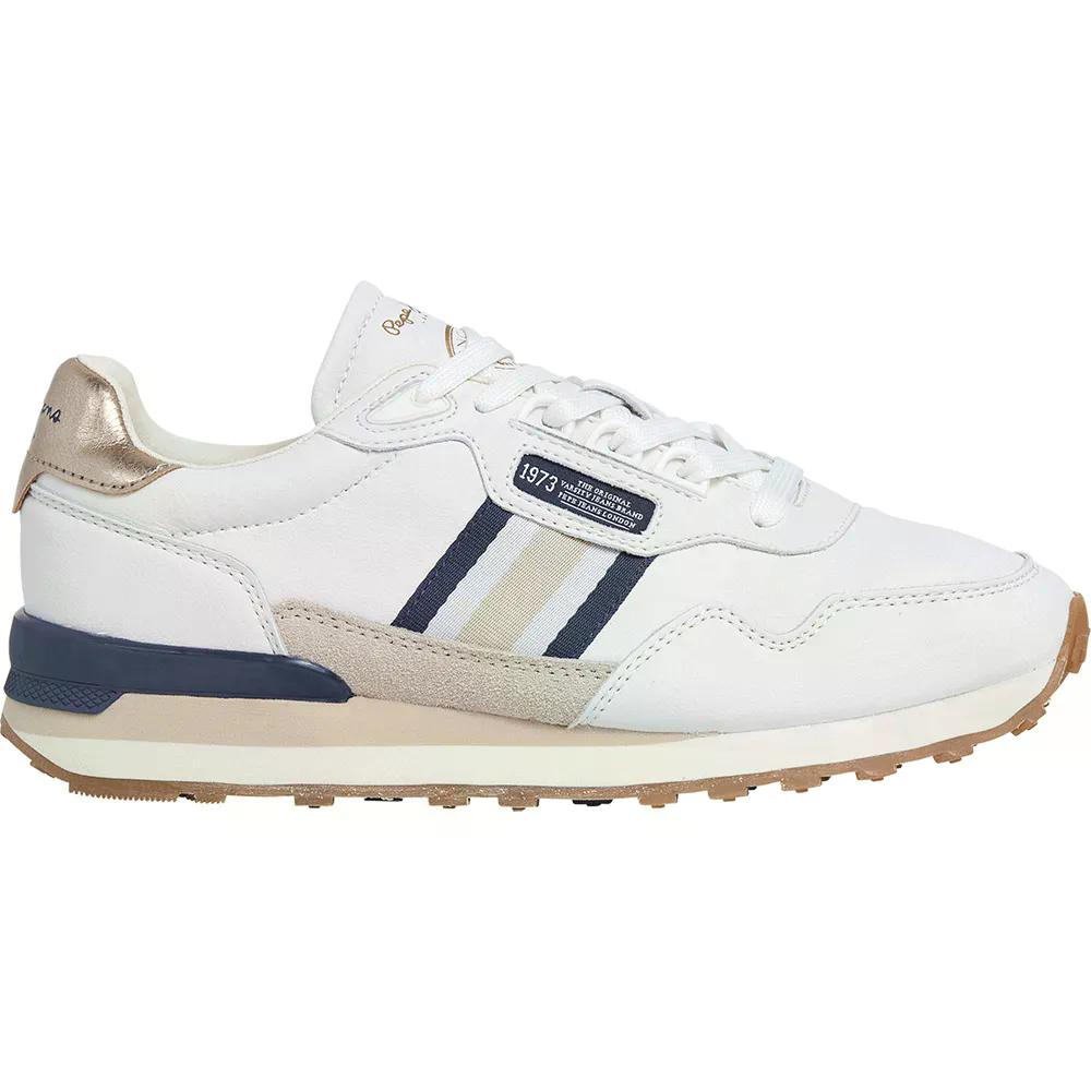 ペペジーンズ キングストン 人となり スニーカー （ White ） | PEPE JEANS Kingston Nature スニーカー  [t]