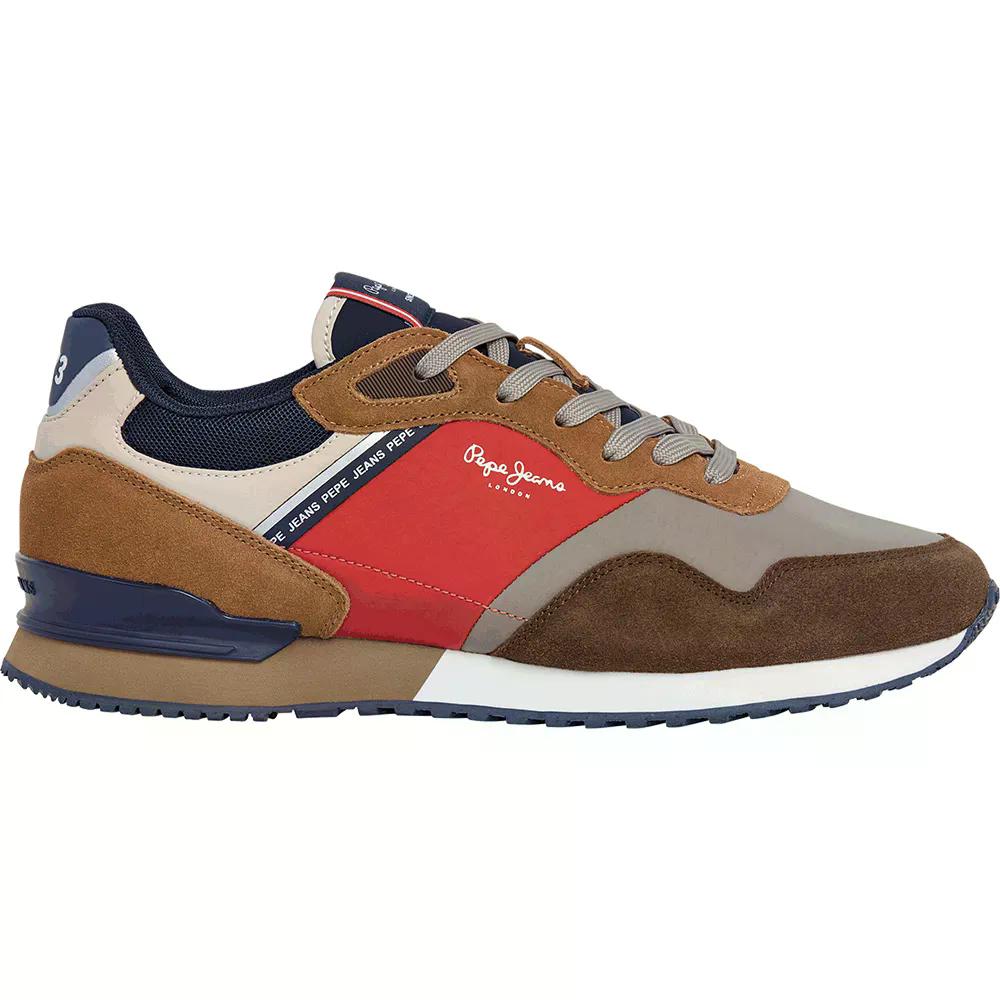 ペペジーンズ 英国の首都 佇まい スニーカー （ DarkBrown ） | PEPE JEANS London Mood スニーカー  [t]