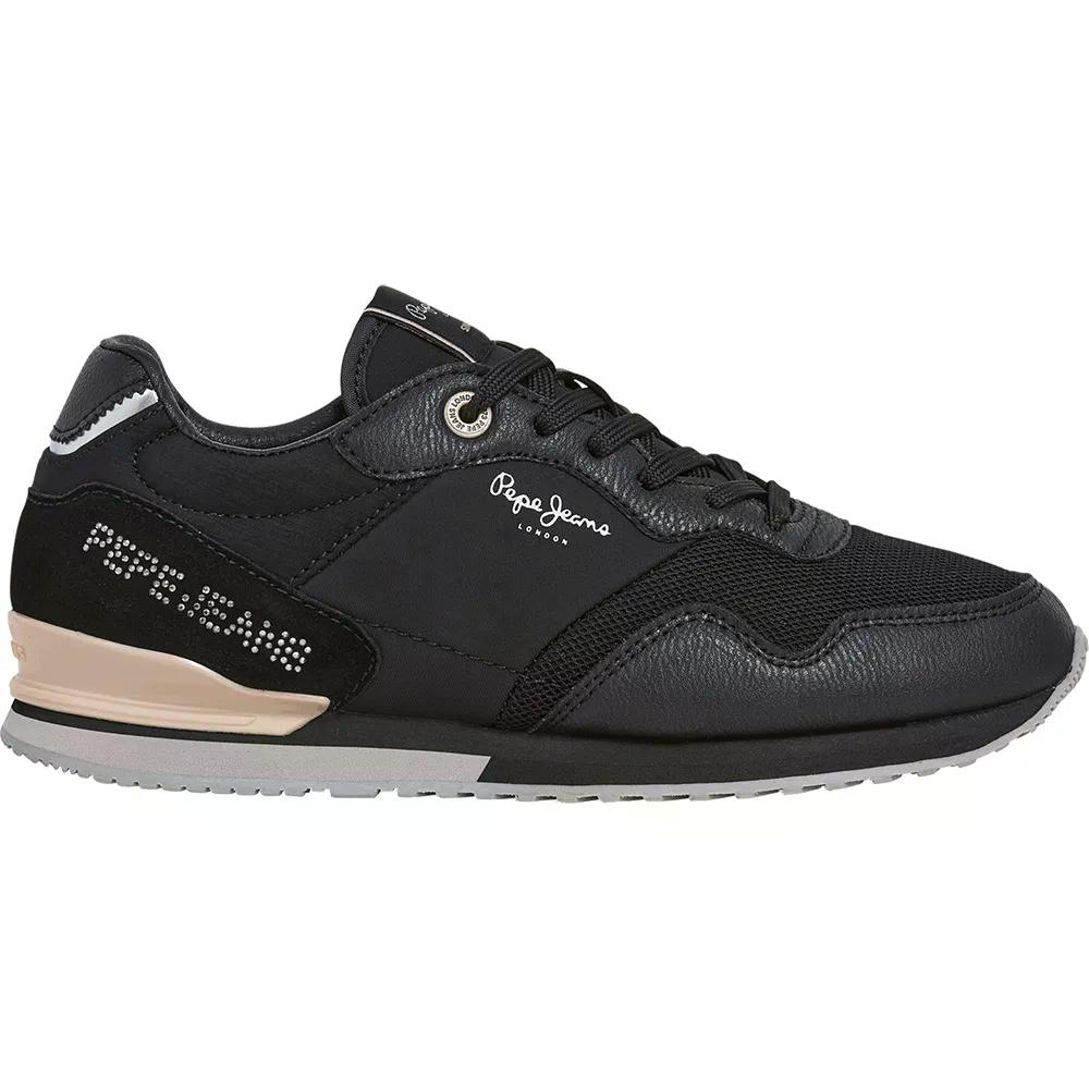 ペペジーンズ 英国の首都 寄りあい スニーカー （ Black ） | PEPE JEANS London Party スニーカー  [t]