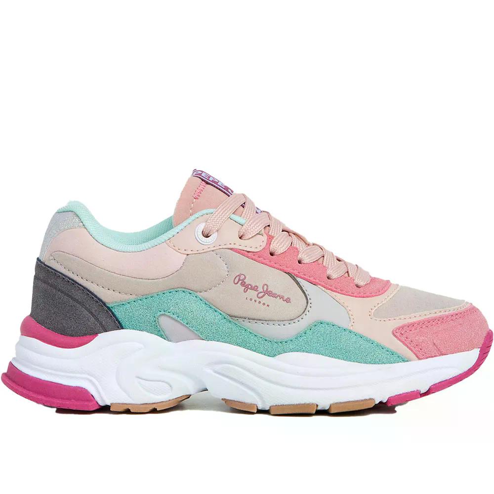 ペペジーンズ メイブ 虹霓 スニーカー （ AshRosePink ） | PEPE JEANS Mave Rainbow スニーカー  [t] スニーカー-靴