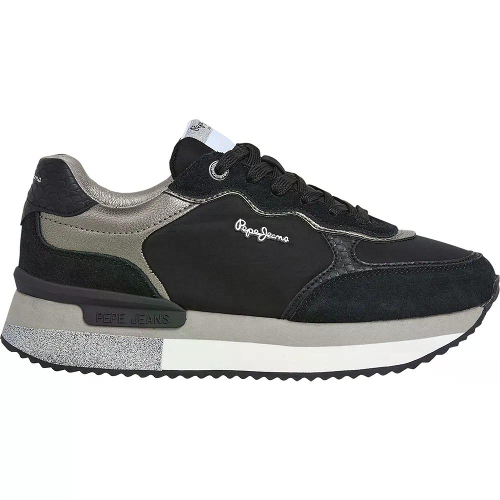 ペペジーンズ ラスパー グラム スニーカー （ Black ） | PEPE JEANS Rusper Glam スニーカー [t]