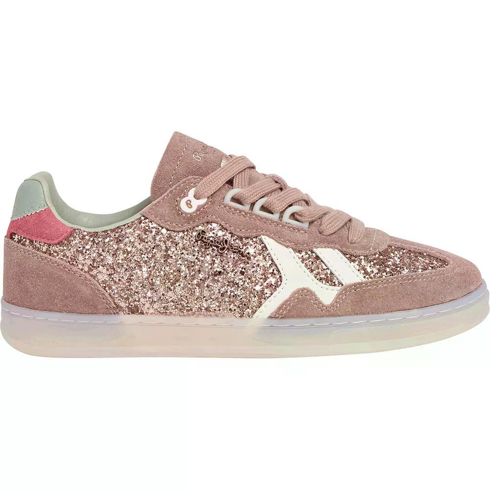 ペペジーンズ どんぶり鉢 グリッター スニーカー （ WashedPink ） | PEPE JEANS Ball Glitter スニーカー  [t]