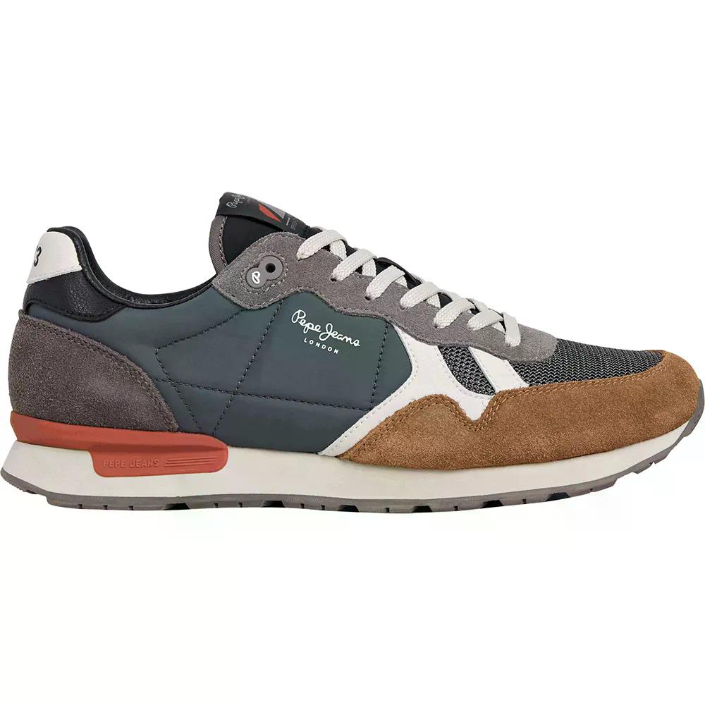 ペペジーンズ ブリット 抽出エキス スニーカー （ CognacBrown ） | PEPE JEANS Brit Essence スニーカー  [t]