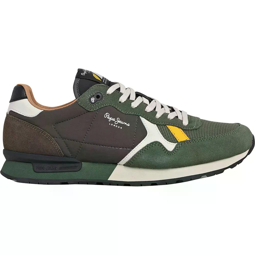 ペペジーンズ ブリット 抽出エキス スニーカー （ KhakiGreen ） | PEPE JEANS Brit Essence スニーカー  [t]