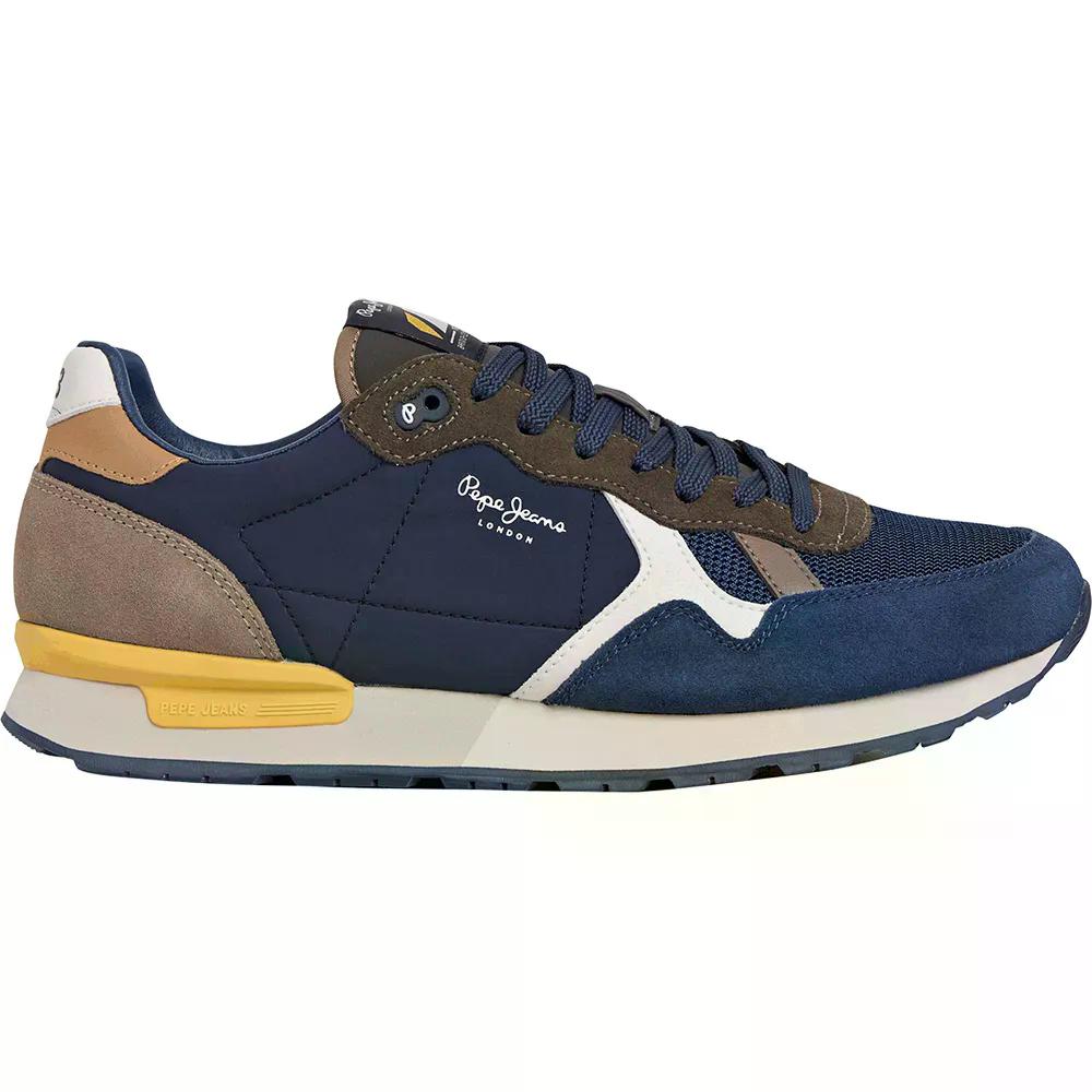 ペペジーンズ ブリット 抽出エキス スニーカー （ Navy ） | PEPE JEANS Brit Essence スニーカー  [t]