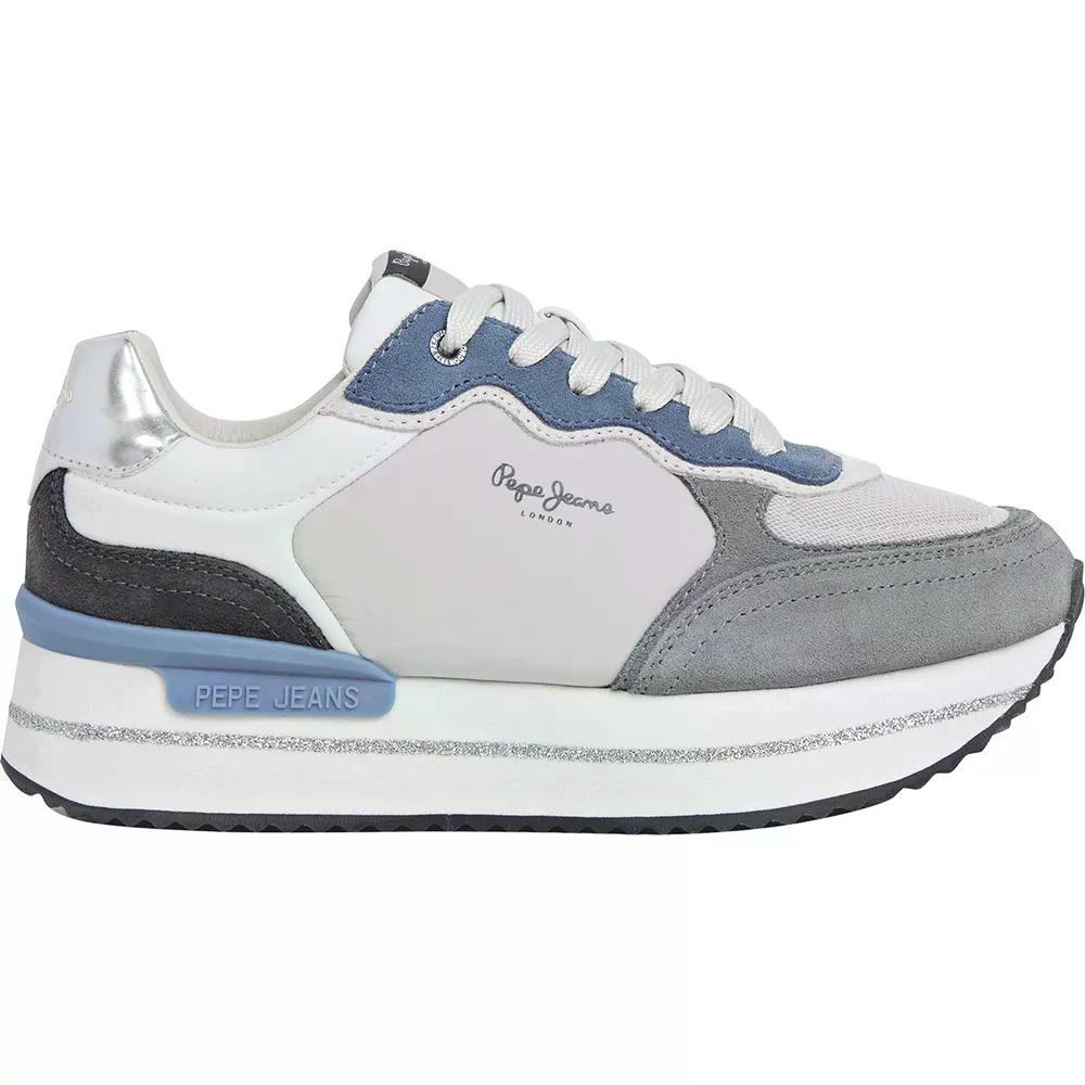 ペペジーンズ ラス基準打数 グリッター スニーカー （ QuayBlue ） | PEPE JEANS Rusper Glitter スニーカー  [t]