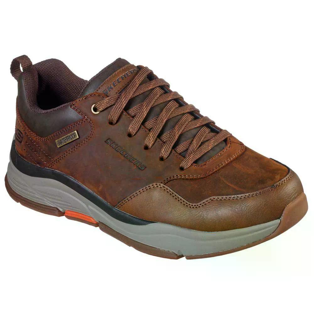 スケッチャーズ ベンガオ オンブレ スニーカー （ Brown ） | SKECHERS Bengao Hombre Sneakers  [t]