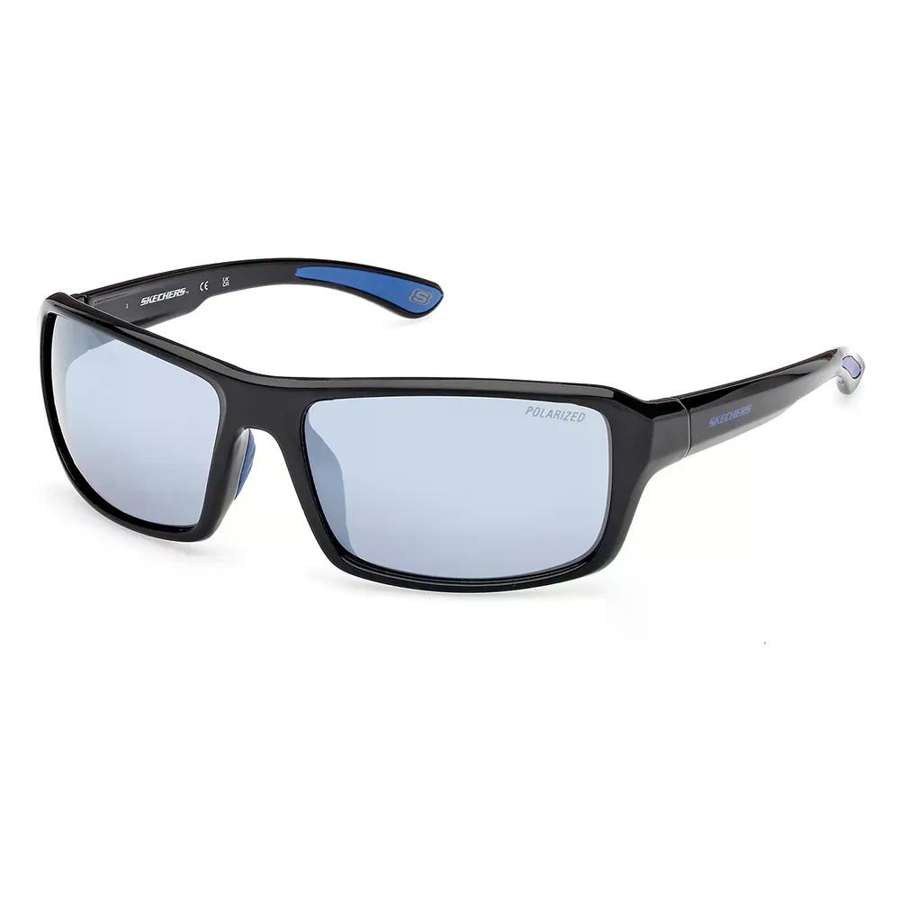 スケッチャーズ SE6289 ポラライズド サングラス （ ShinyBlack/SmokePolarized ） | SKECHERS SE6289 Polarized Sunglasses [t]
