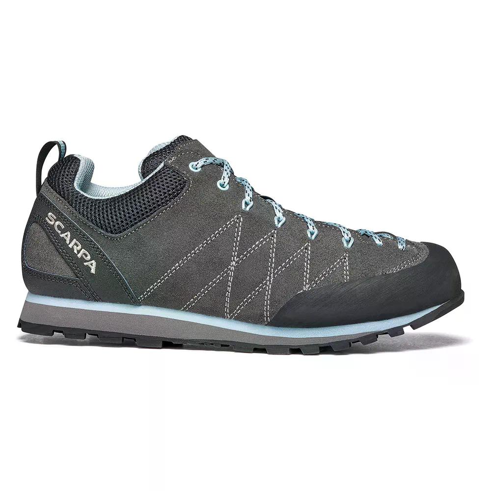 スカルパ クラックス 山歩き シューズ 成人女性 （ Shark/BlueRadiance/Grey ） | SCARPA Crux Hiking Shoes woman  [t]