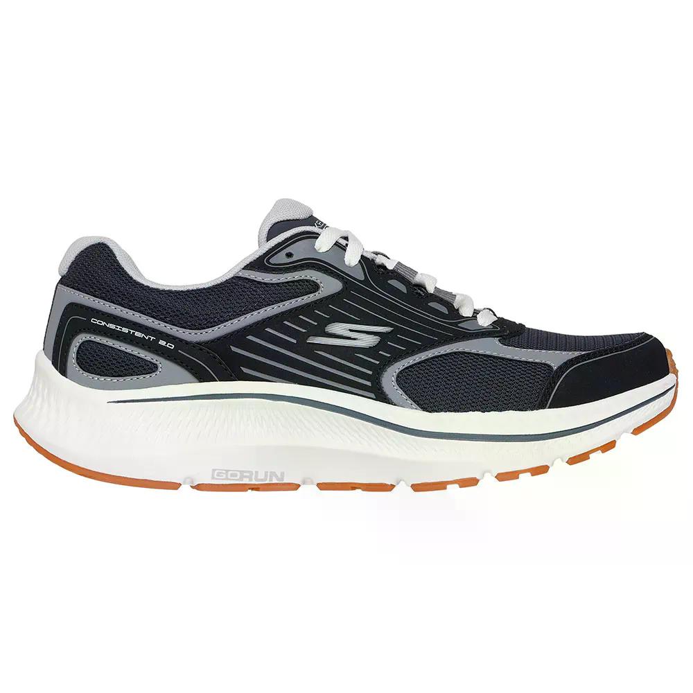 スケッチャーズ ゴー ラン コンシステント 2.0 ランニング シューズ （ BlackAndWhiteLeatherTextile ） | SKECHERS Go Run Consistent 2.0 Running Shoes [t]