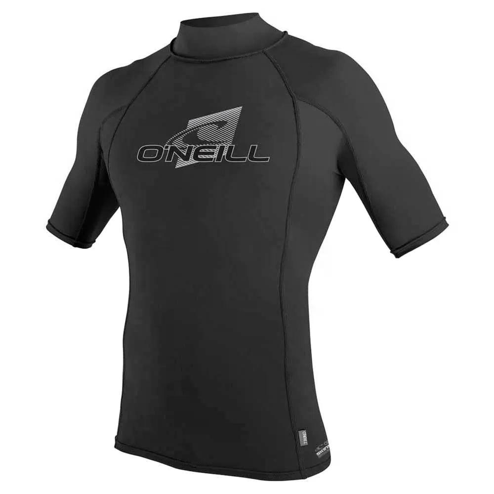 O NEILL WETSUITS Skins 半袖混雑時差し固める （ Black/Black/Black ）  [t]
