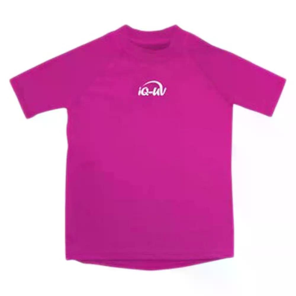 IQ-UV UV 300 半袖混雑時差し固める （ Pink ）  [t]