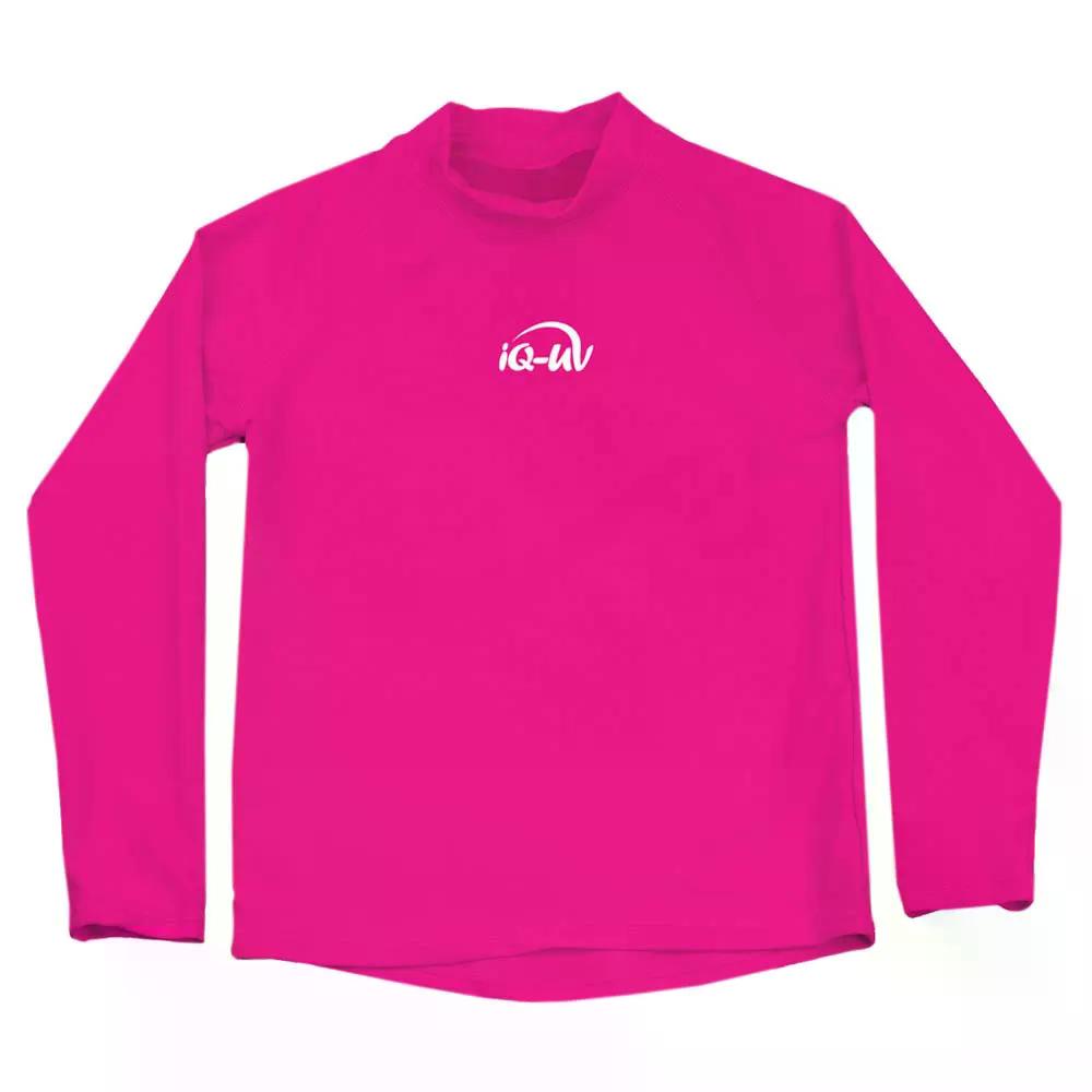 IQ-UV UV 300 長袖混雑時差し固める （ Pink ）  [t]