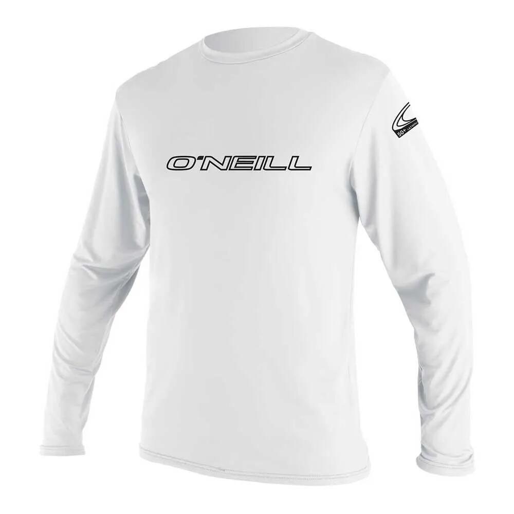 ラッシュガード - O'NEILL WETSUITS Basic Skins Long Sleeve Rash Guard （ White ） [t]