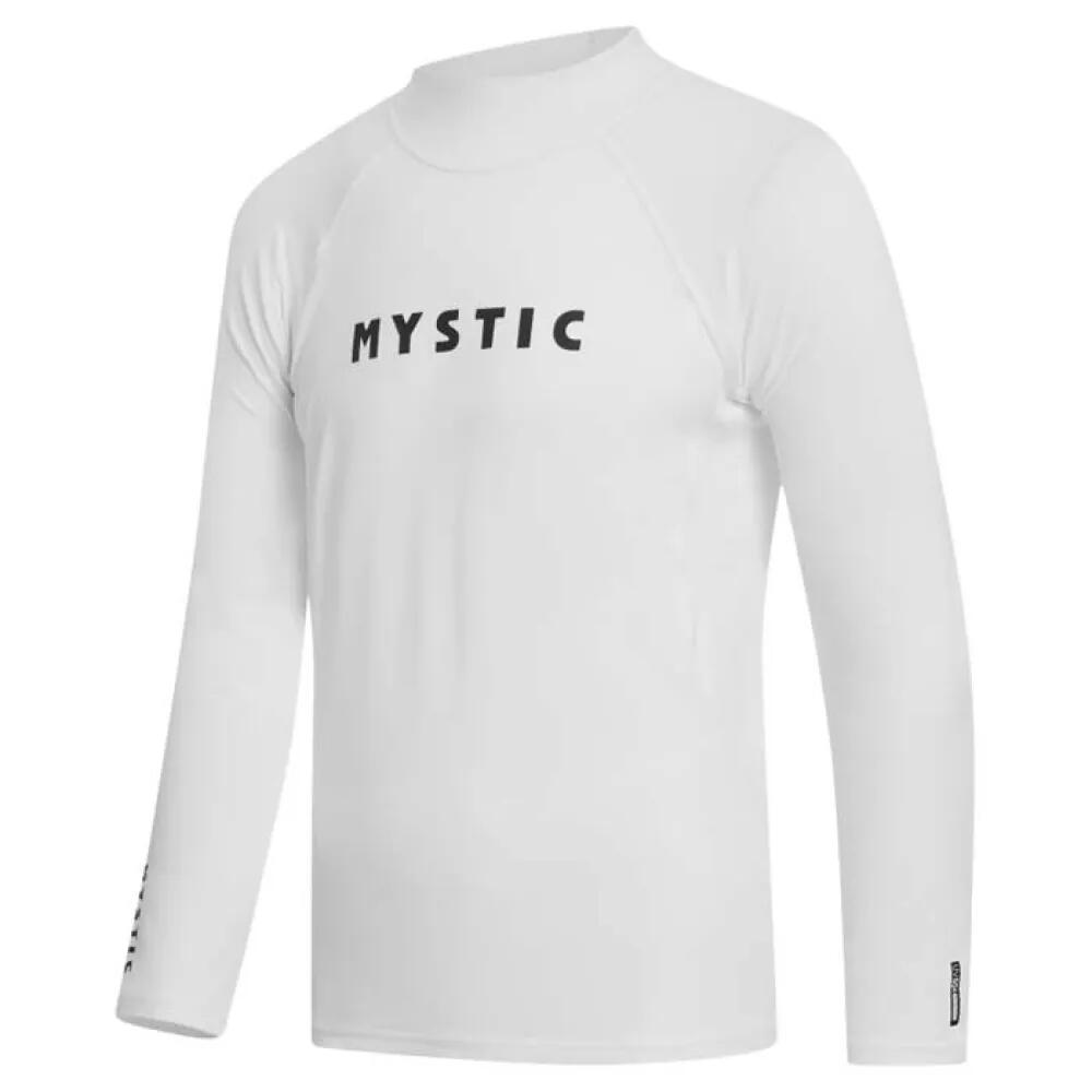 混雑時差し固める -  MYSTIC Star Rashvest Long Sleeve Rash Guard （ White ）  [t]