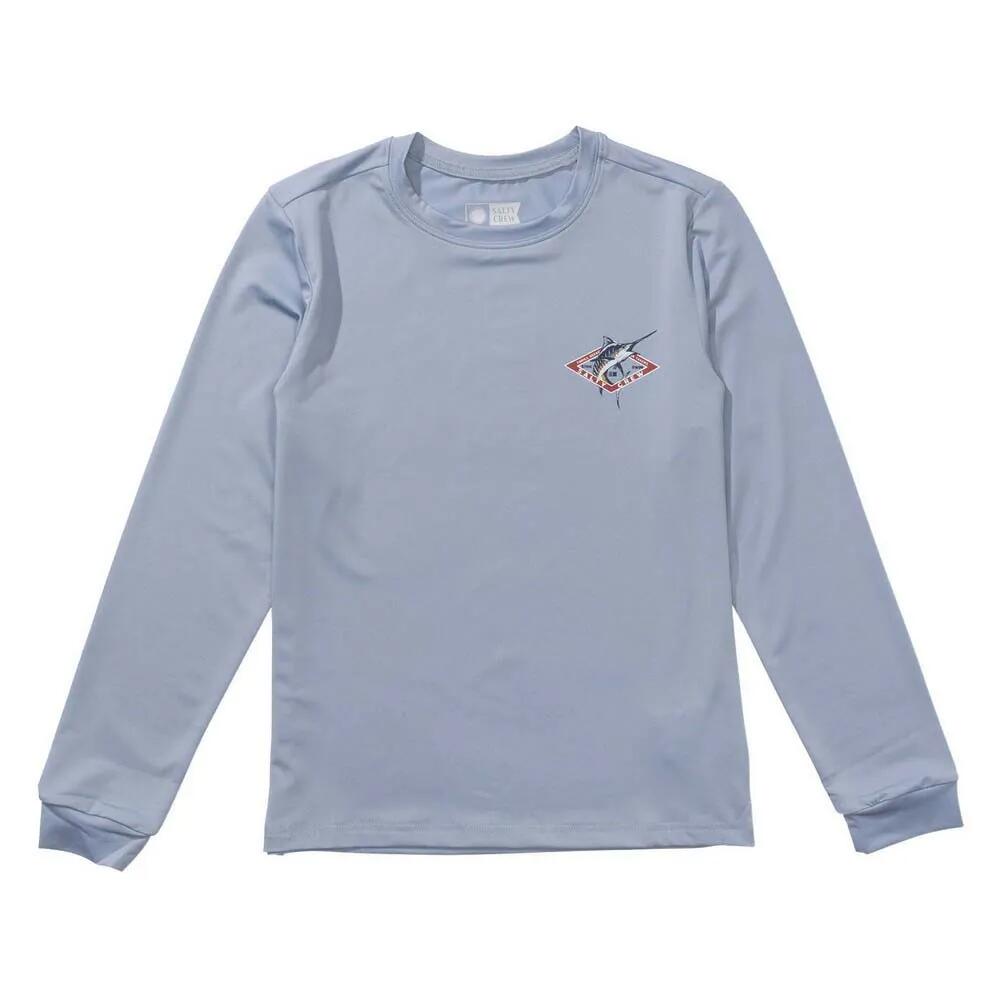 ラッシュガード - SALTY CREW Marlin sunshirt Long Sleeve Rash Guard （ Blue Fog ） [t]