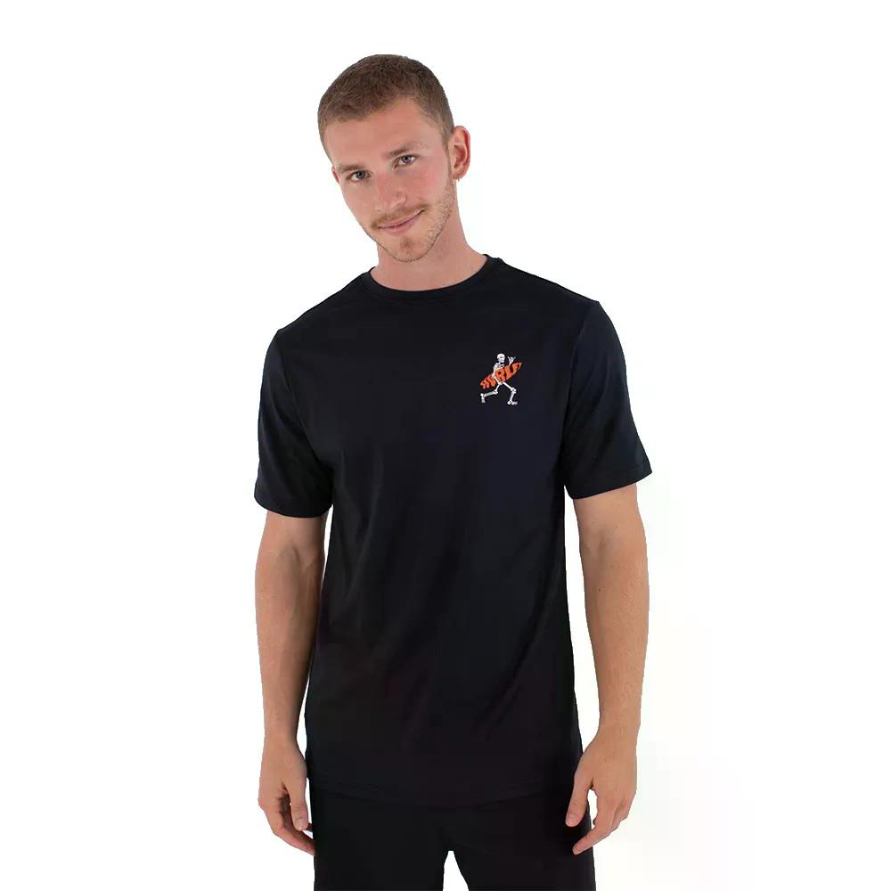 HURLEY Regular Flamengue 半袖混雑時差し固める （ Black ）  [t]