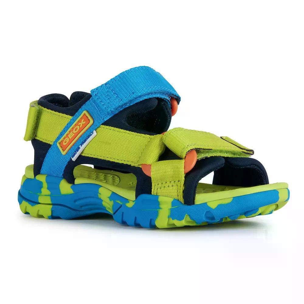ジェオックス ボレアリス サンダル ジュニア （ Lime/Sky ） | GEOX Borealis sandals Junior [t]