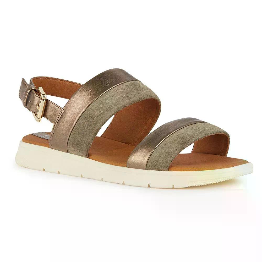 ジェオックス ダンドラ サンダル ウーマン （ DarkBeige/Sage ） | GEOX Dandra sandals woman [t]