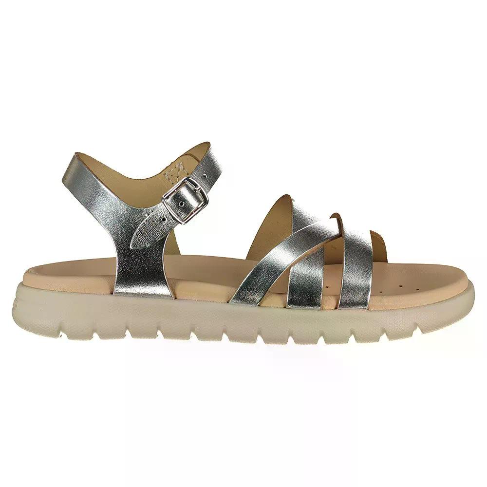 ジェオックス ソレイマ サンダル ガールズ （ Silver ） | GEOX Soleima sandals Girls [t]
