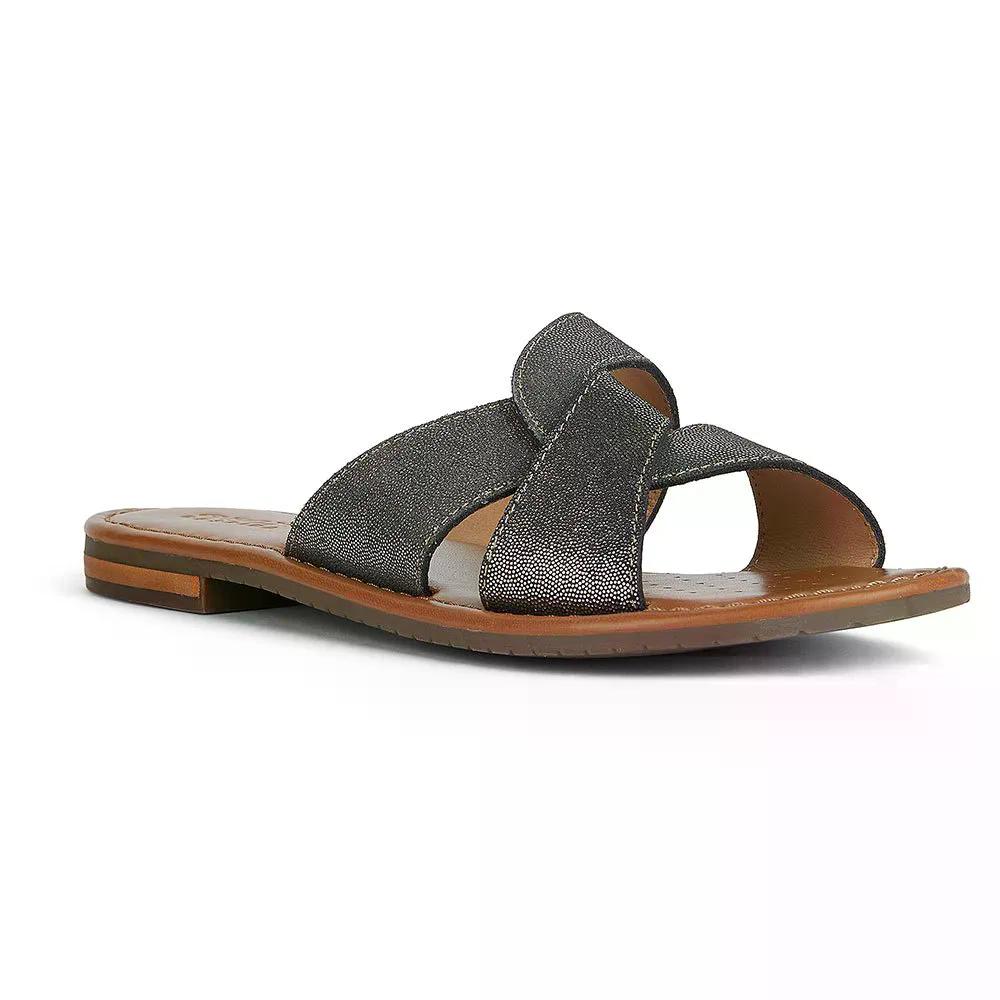 ジェオックス ソジー S サンダル ウーマン （ Gun ） | GEOX Sozy S sandals woman [t]