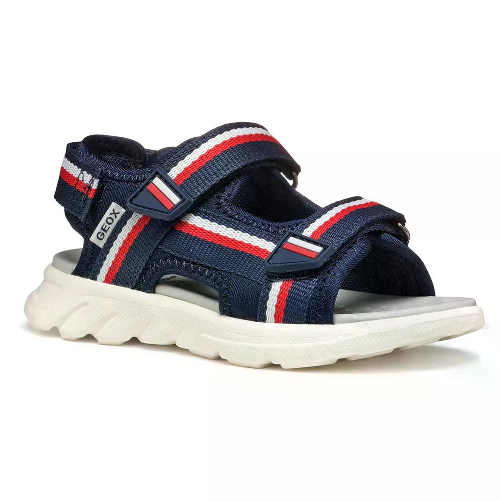 ジェオックス エアラディウム Bo サンダル ボーイズ （ Navy/RedC01511 ） | GEOX Airadyum Bo sandals Boys [t]