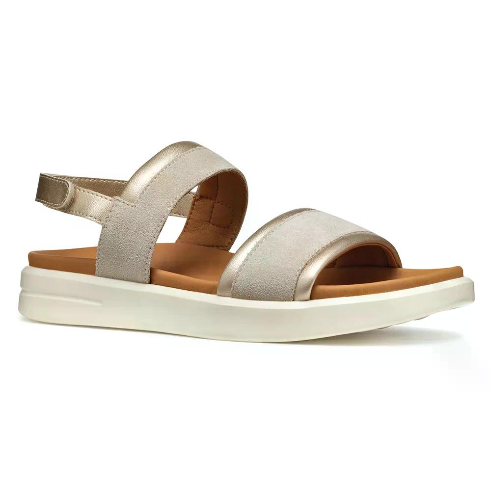 ジェオックス ザンド 2S A サンダル ウーマン （ LightTaupe/LightGold ） | GEOX Xand 2S A sandals woman [t]