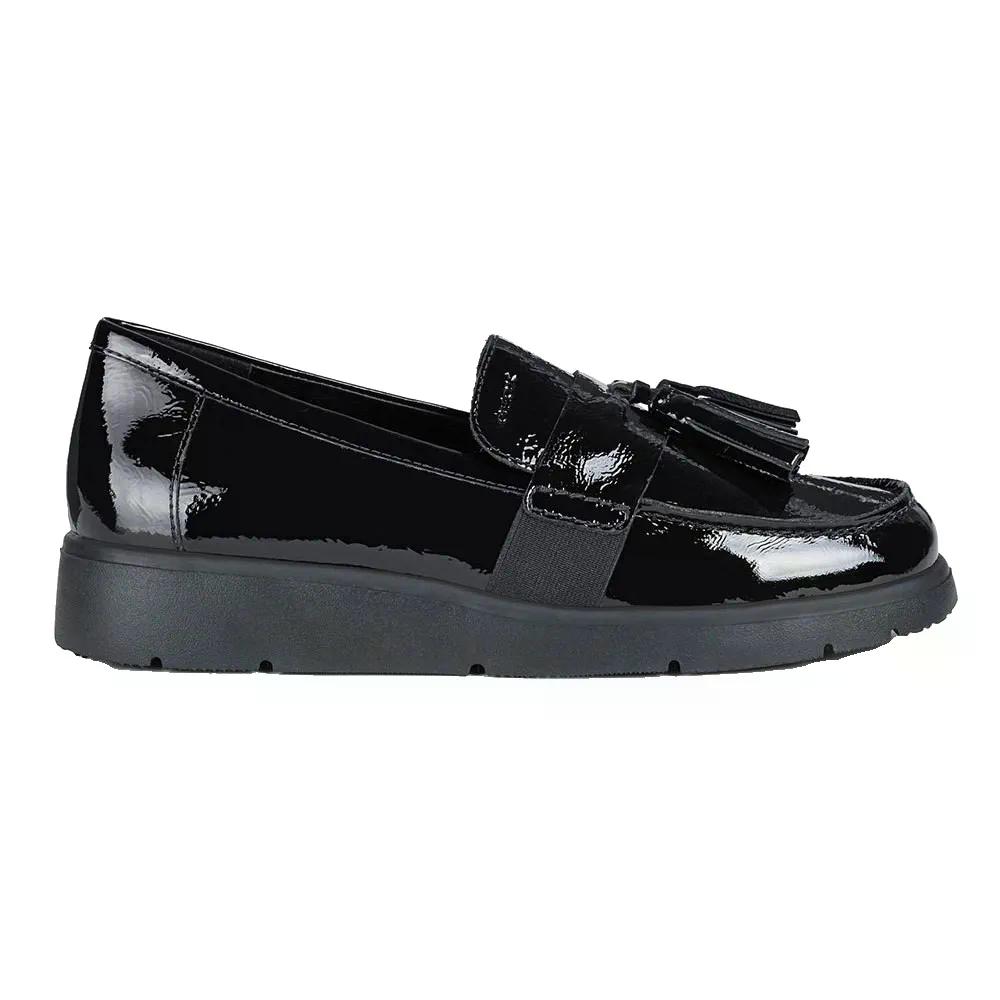 ジェオックス アルララ D04LCA00067 ローファー ウーマン （ Black ） | GEOX Arlara D04LCA00067 loafers woman [t]